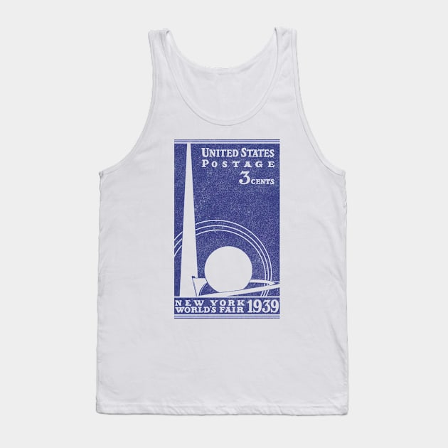 1939 World’s Fair postage Tank Top by ThirteenthFloor